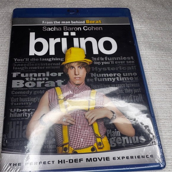 Other - brüno Blu-ray Movie Featuring Sacha Baron Cohen – Yellow Costume